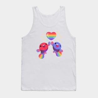 Rainbow guppy 4 Tank Top